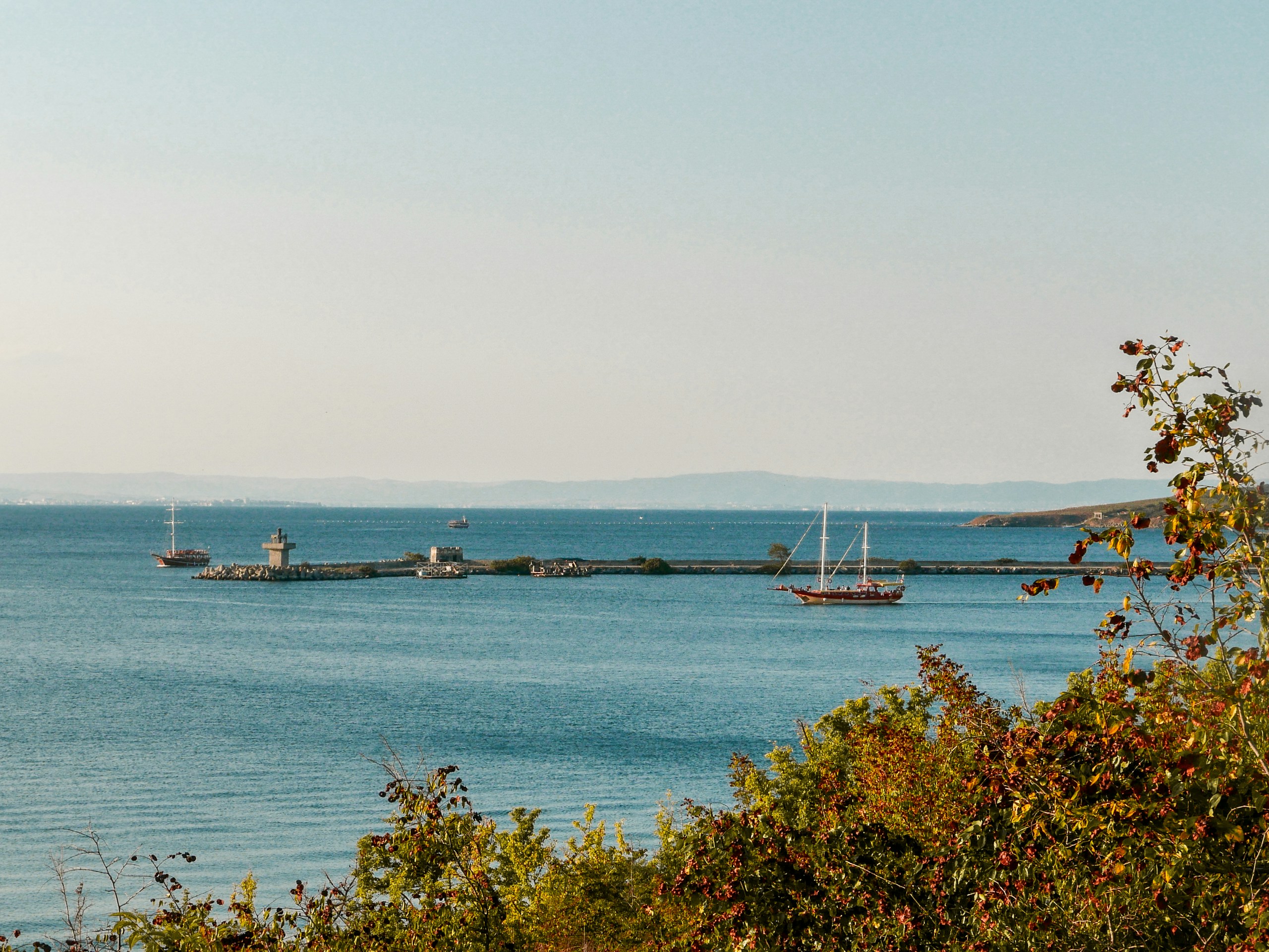Boats off Sozopol