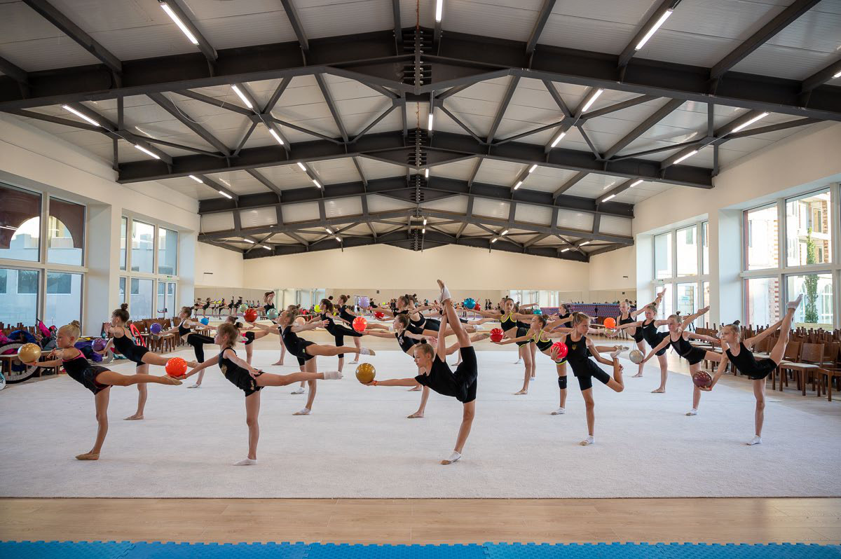 A sports hall at the resort